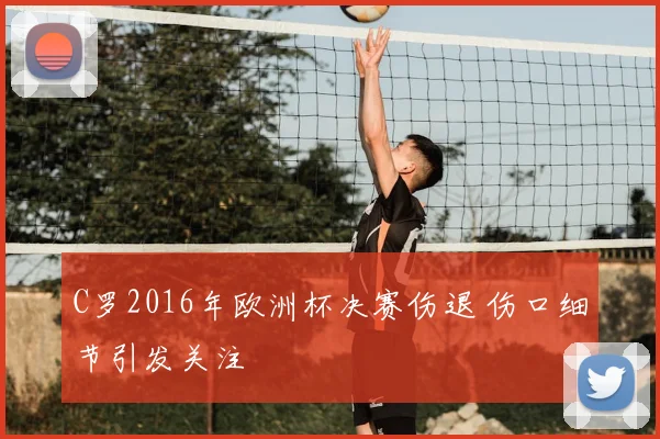 C罗2016年欧洲杯决赛伤退 伤口细节引发关注